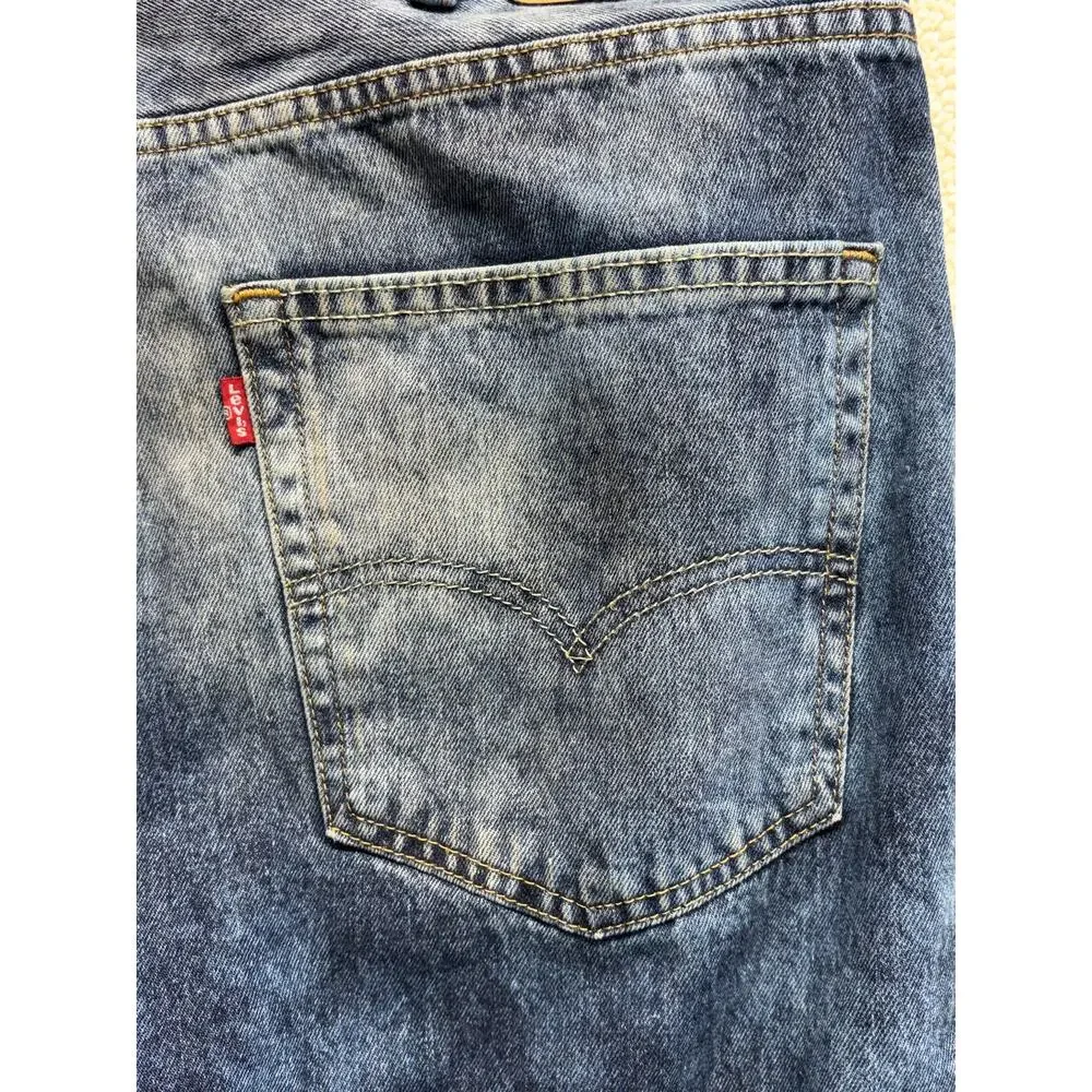 Levi's 569 Shorts Men 38 Denim Loose Straight Baggy Jorts Bermuda Outdoor Casual